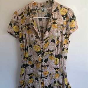 Yellow floral Jumper